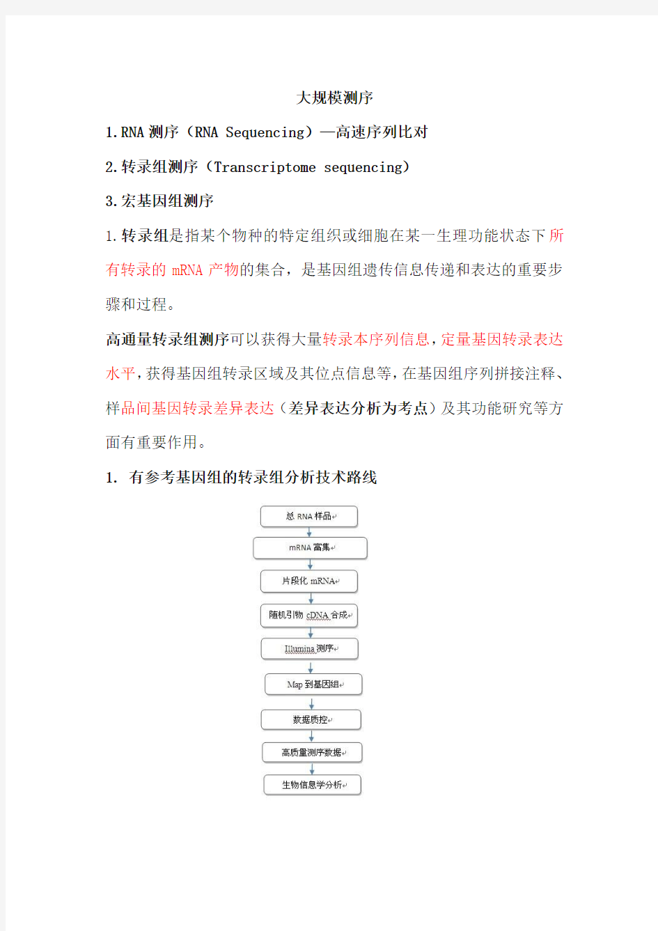 4大规模测序及一二三代测序仪介绍