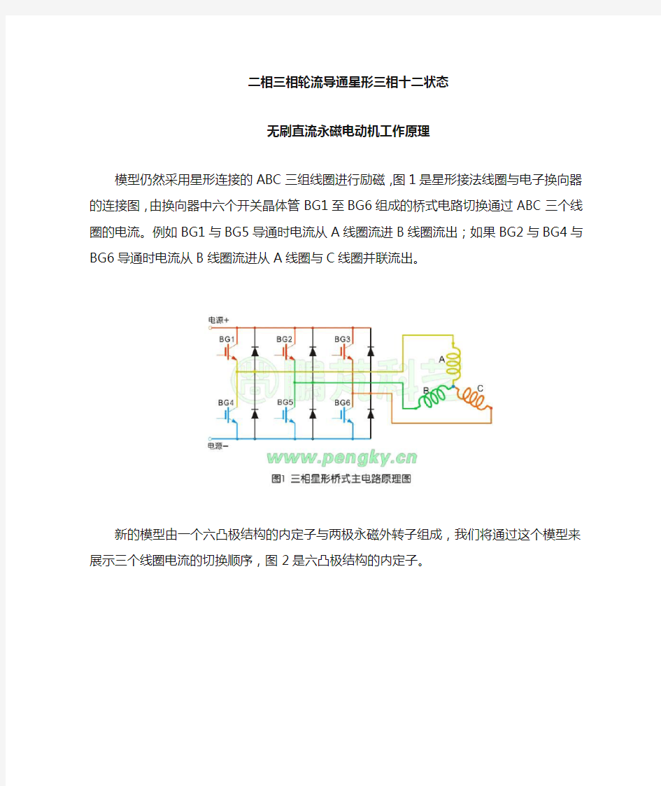 无刷直流永磁电动机原理