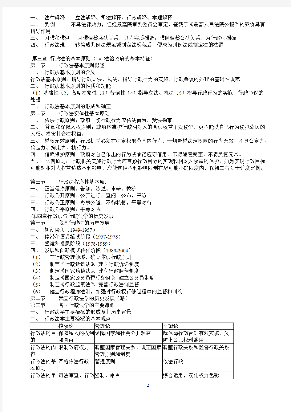 【免费下载】姜明安行政法与行政诉讼法讲义