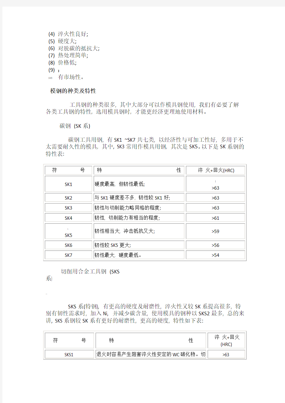 常用的板金材料对照表