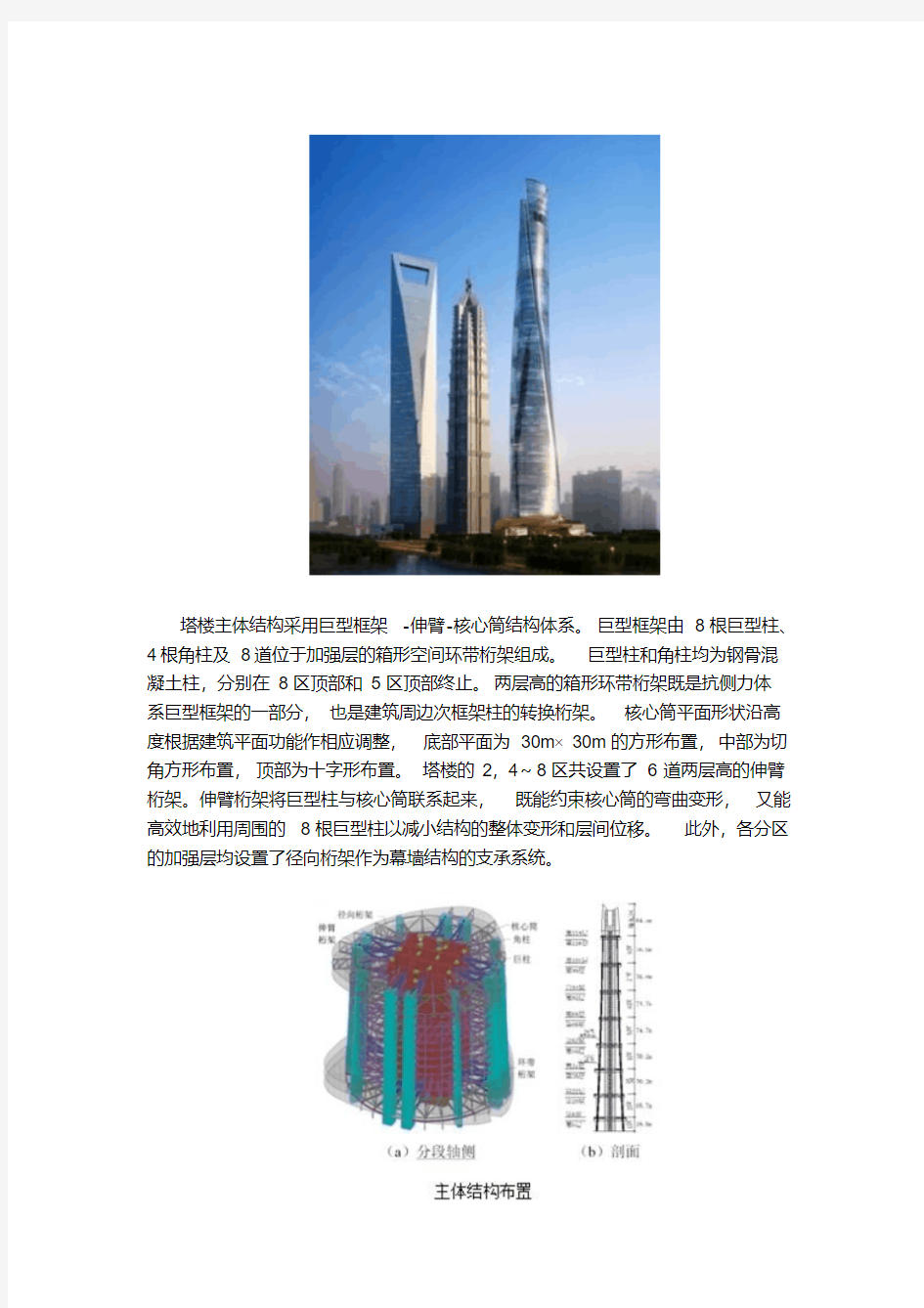 深度剖析上海中心大厦新型柔性悬挂幕墙系统资料