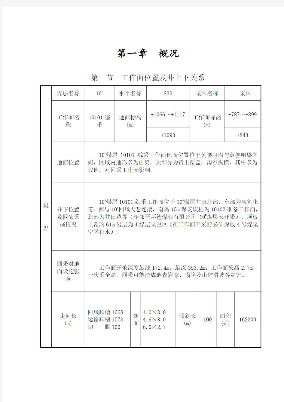 综采工作面作业规程完整