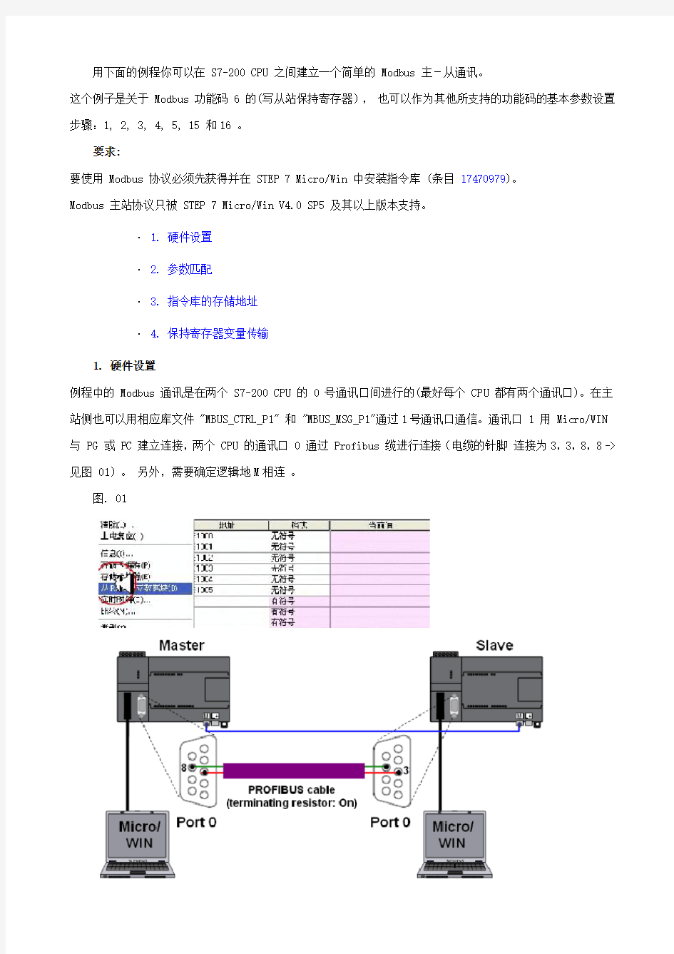 S7-200的MODBUS通讯设置_详解