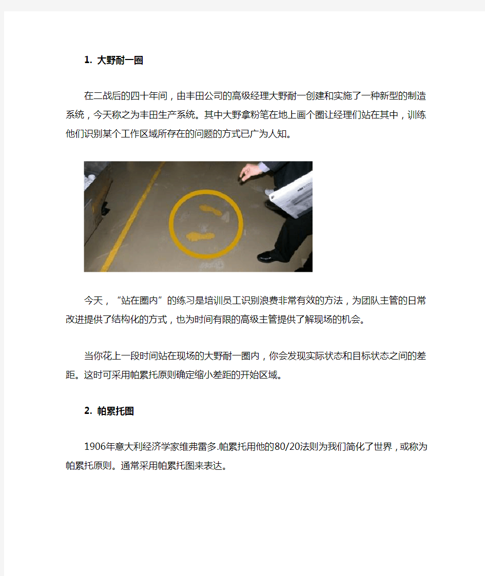 常用的十大改善工具——总有一个你不知道