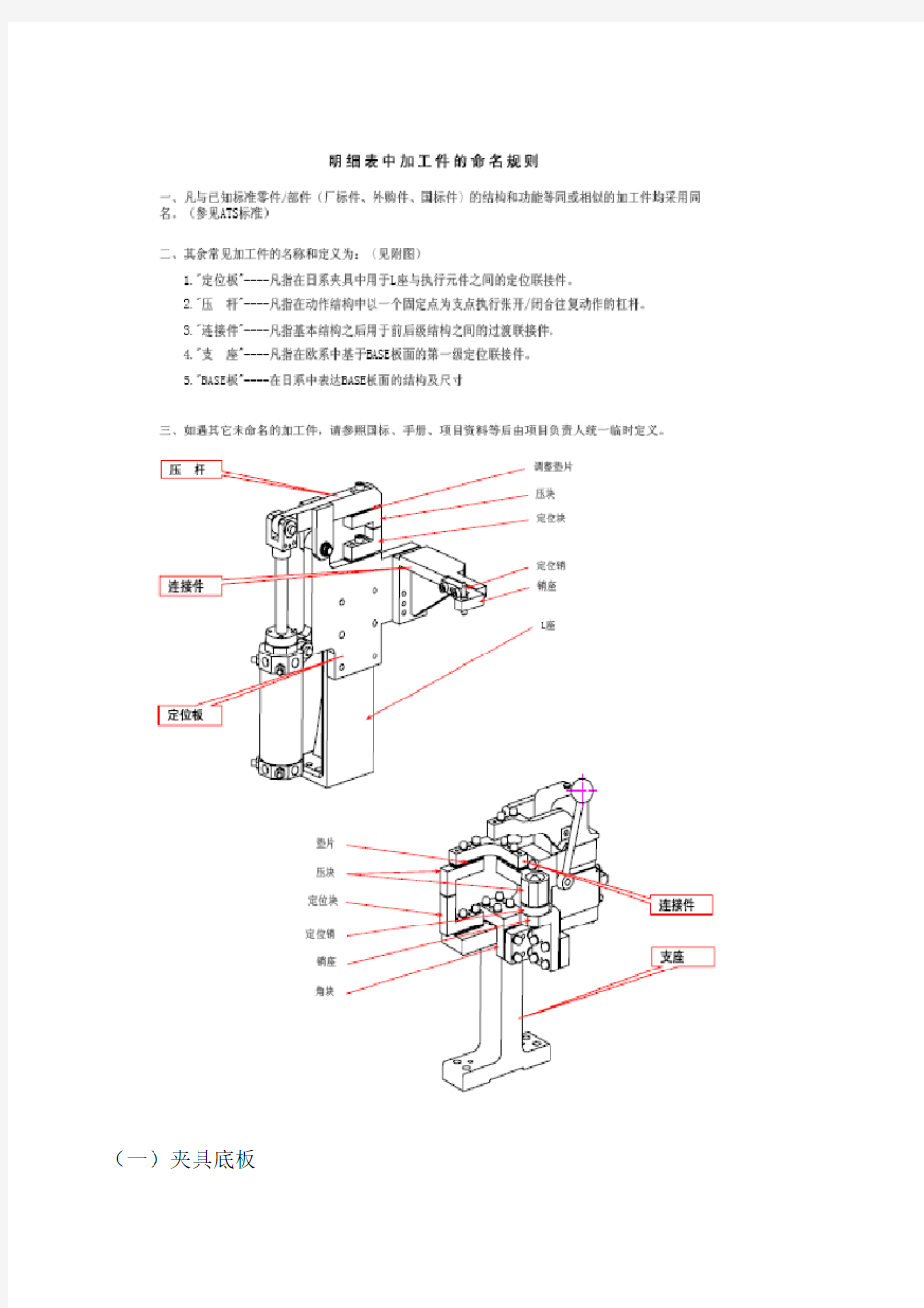 (完整版)白车身焊接夹具的结构设计示例