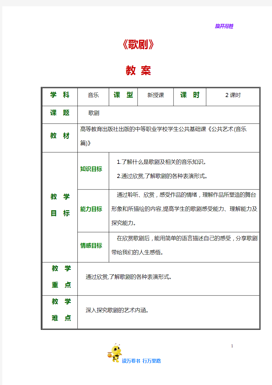 5.2歌剧——【公共艺术(音乐篇)】