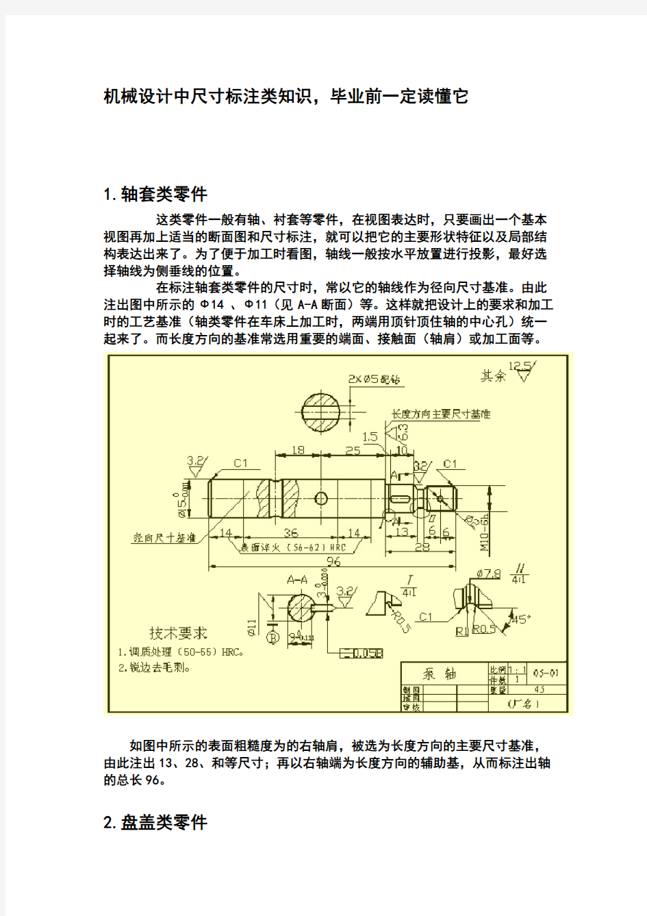 机械零件的表达方法