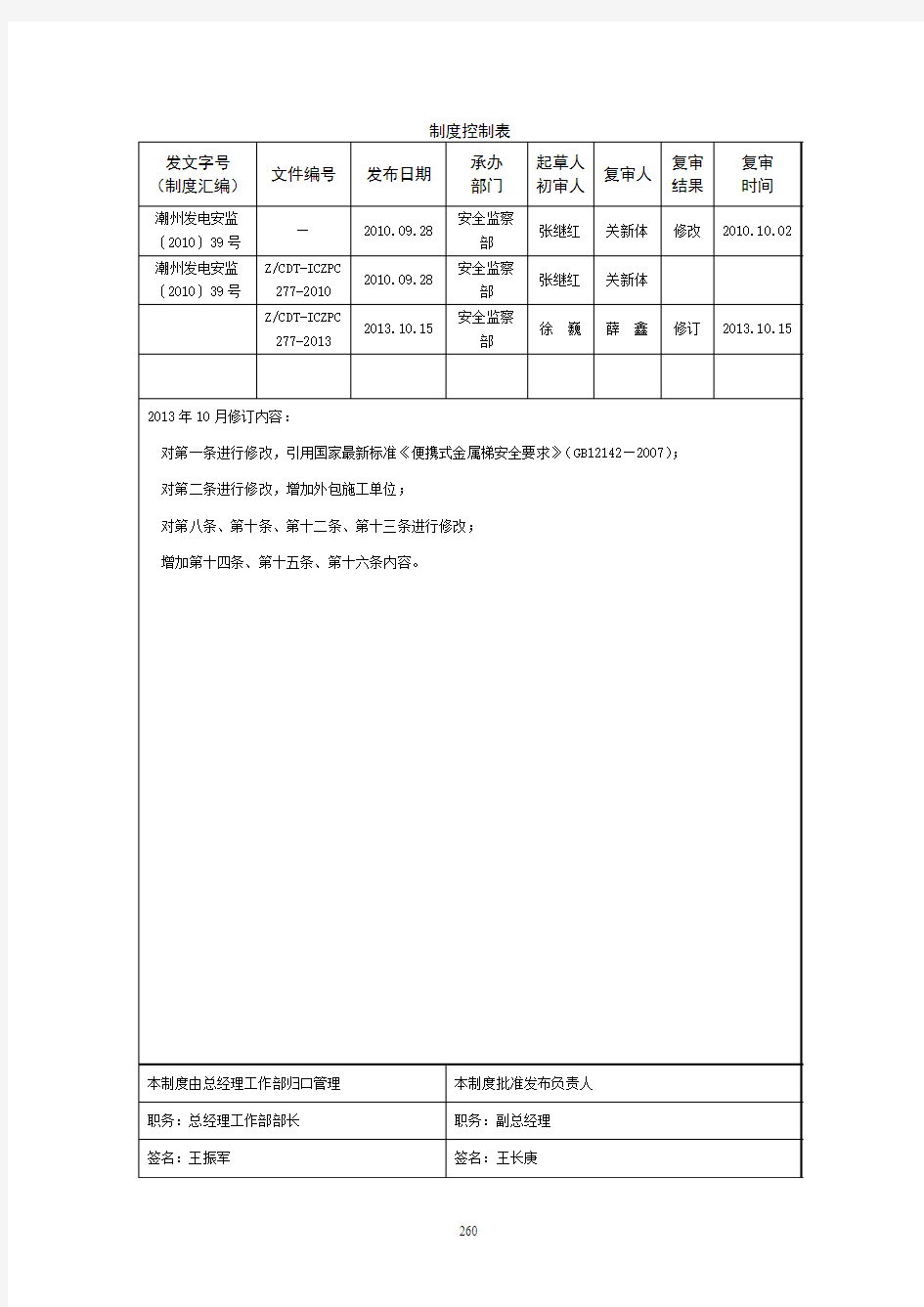 移动式梯子、平台、高登安全管理制度