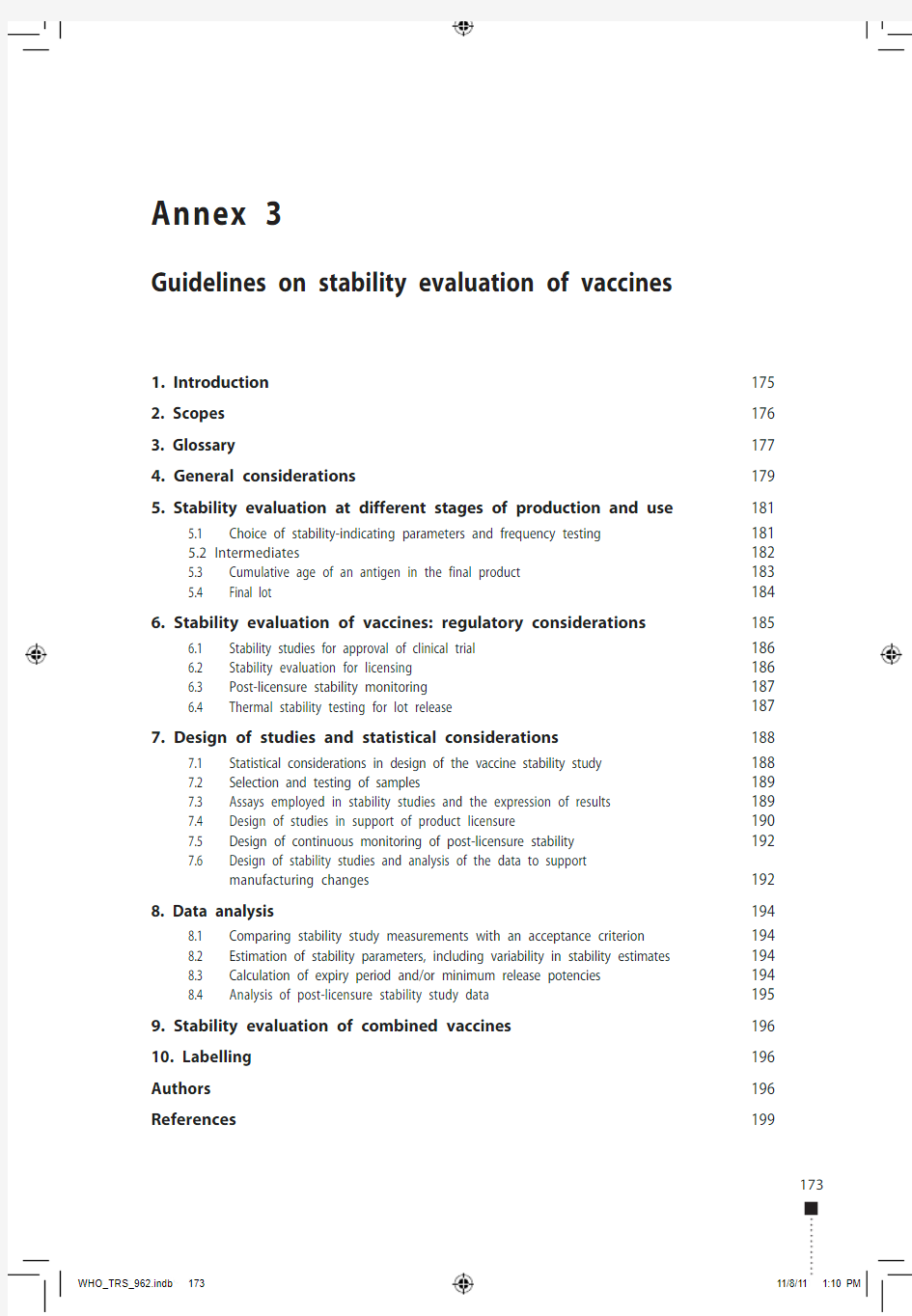 WHO-附录3疫苗稳定性评价指导原则Guidelines on stability evaluation of vaccines