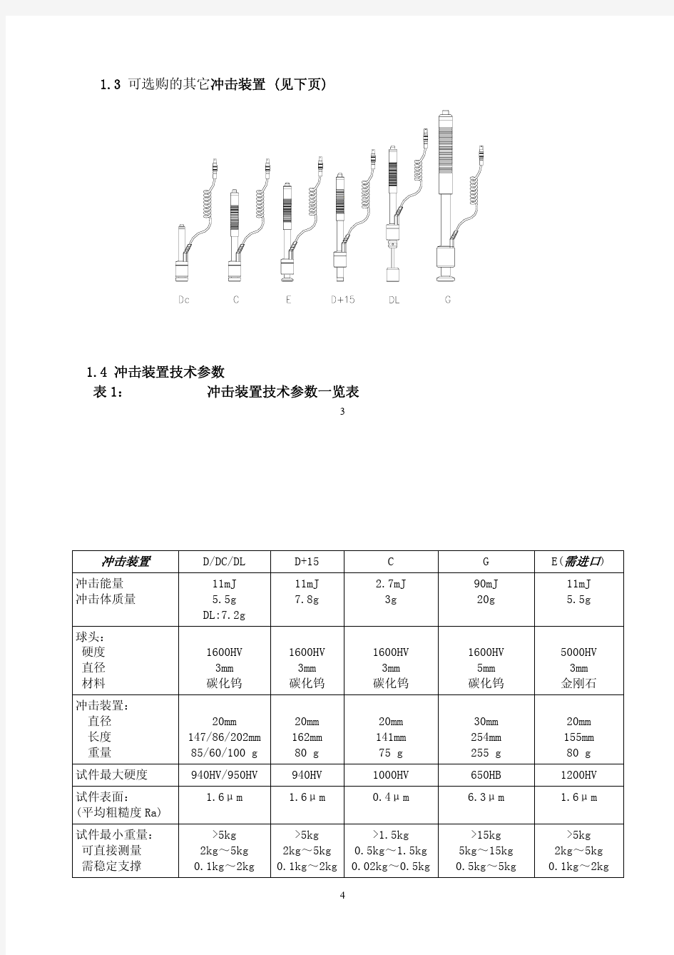 硬度计使用说明