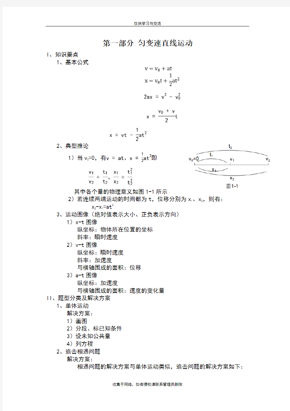 最新匀加速直线运动题型方法大全