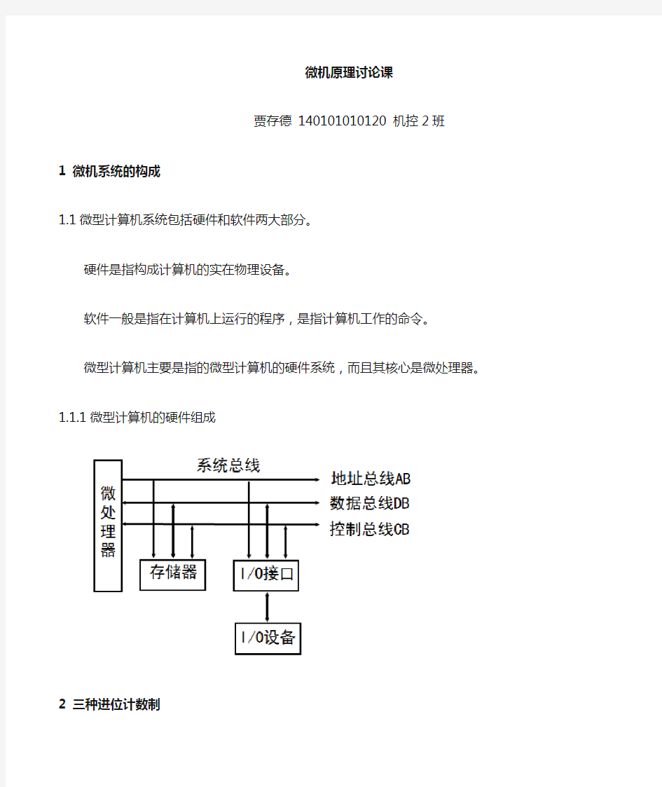 燕山大学微机原理