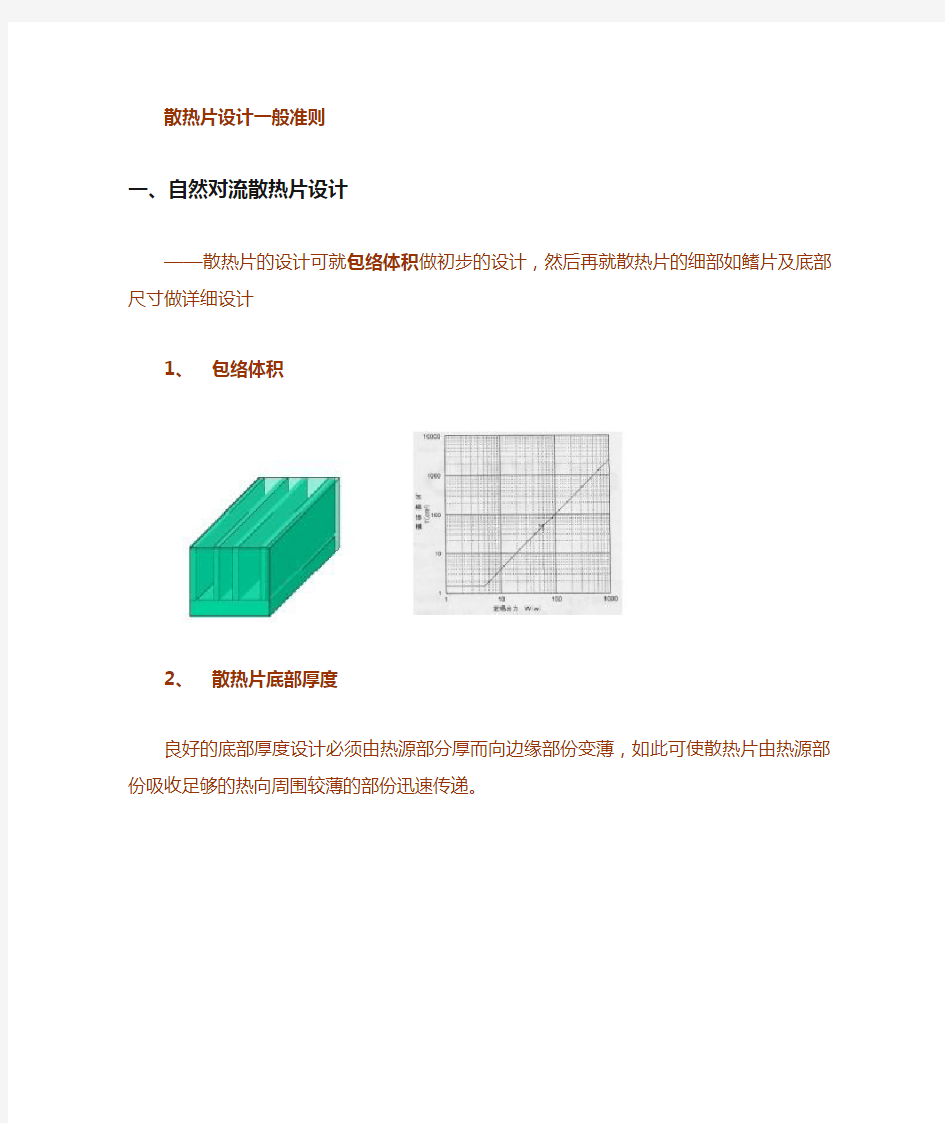 散热片设计准则(参考)