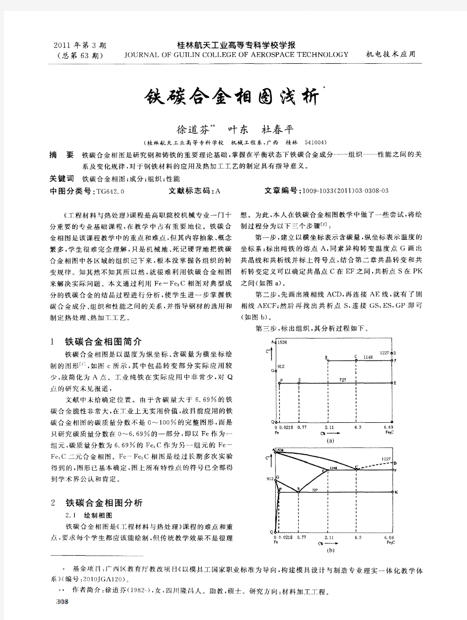 铁碳合金相图浅析