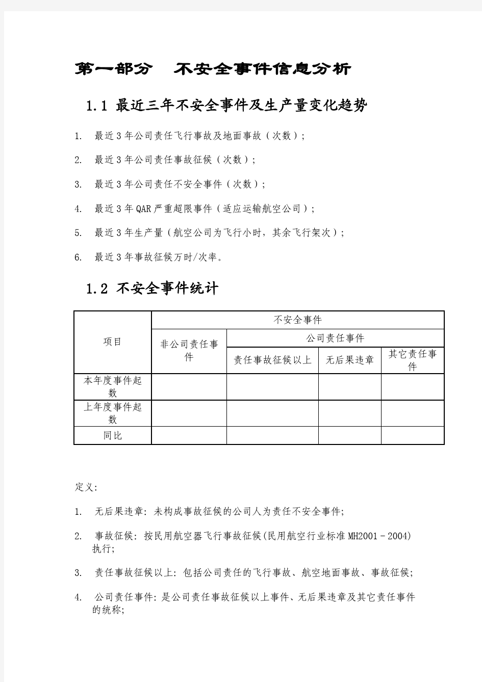 分析报告  中国民用航空局