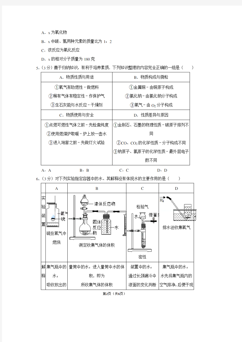 2015年湖北省孝感市八校联考中考化学模拟试卷