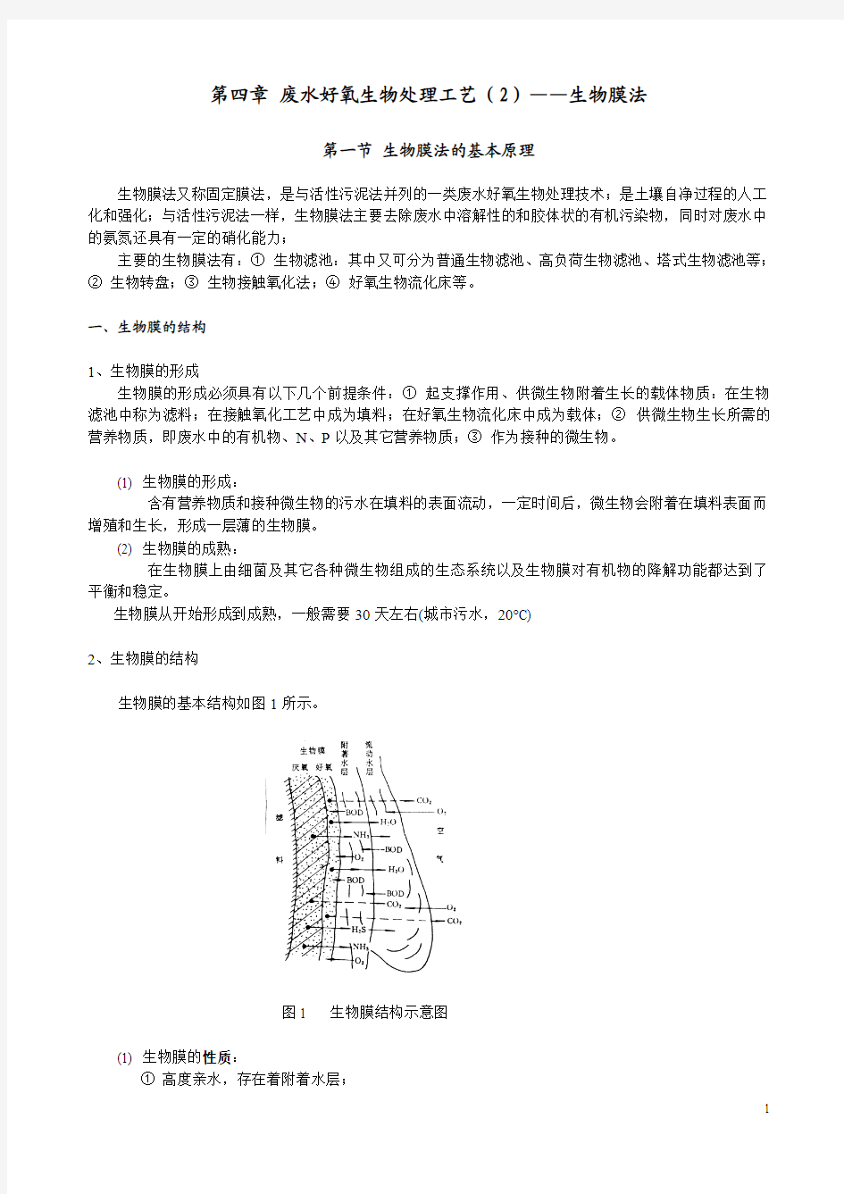 生物膜法