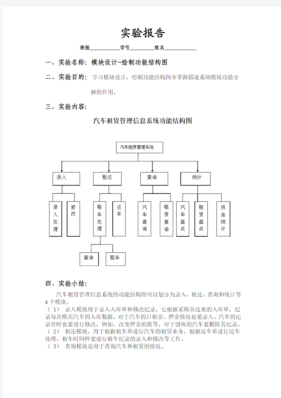 模块设计-功能结构图