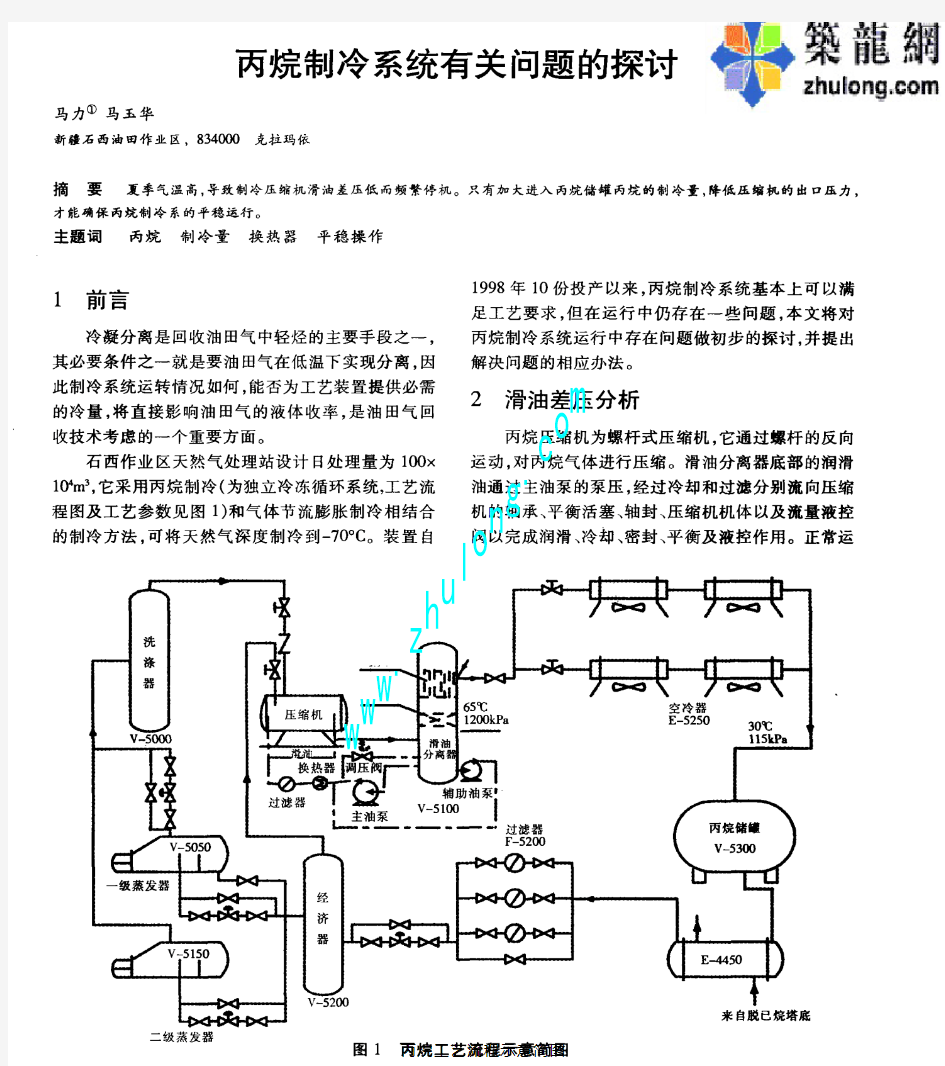 丙烷制冷系统有关问题的探讨