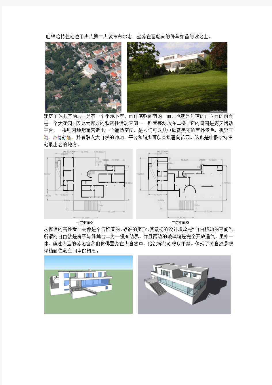 吐根哈特住宅场地分析