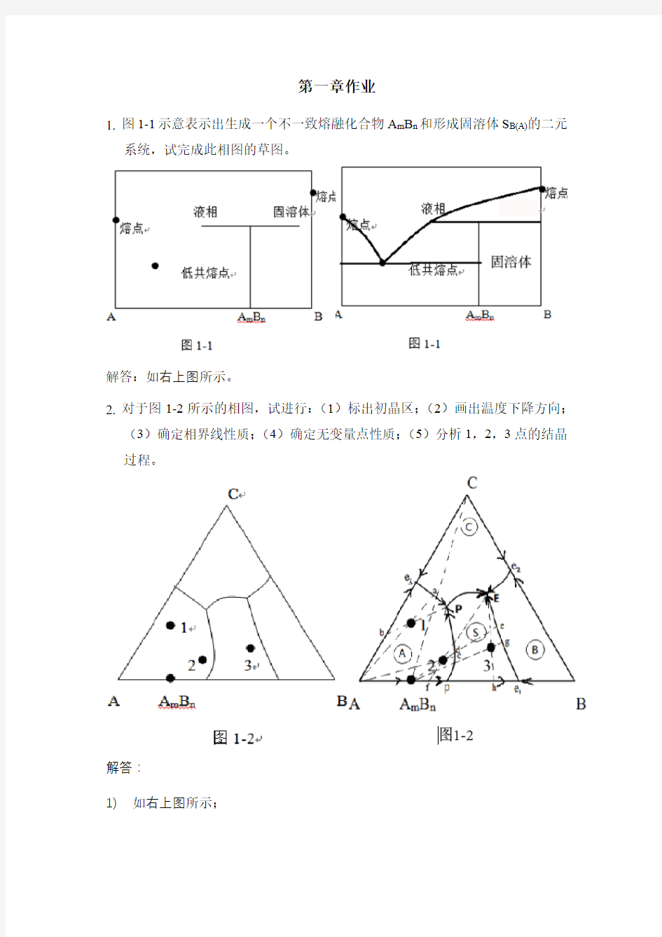 浙大材料科学基础Ⅱ作业1