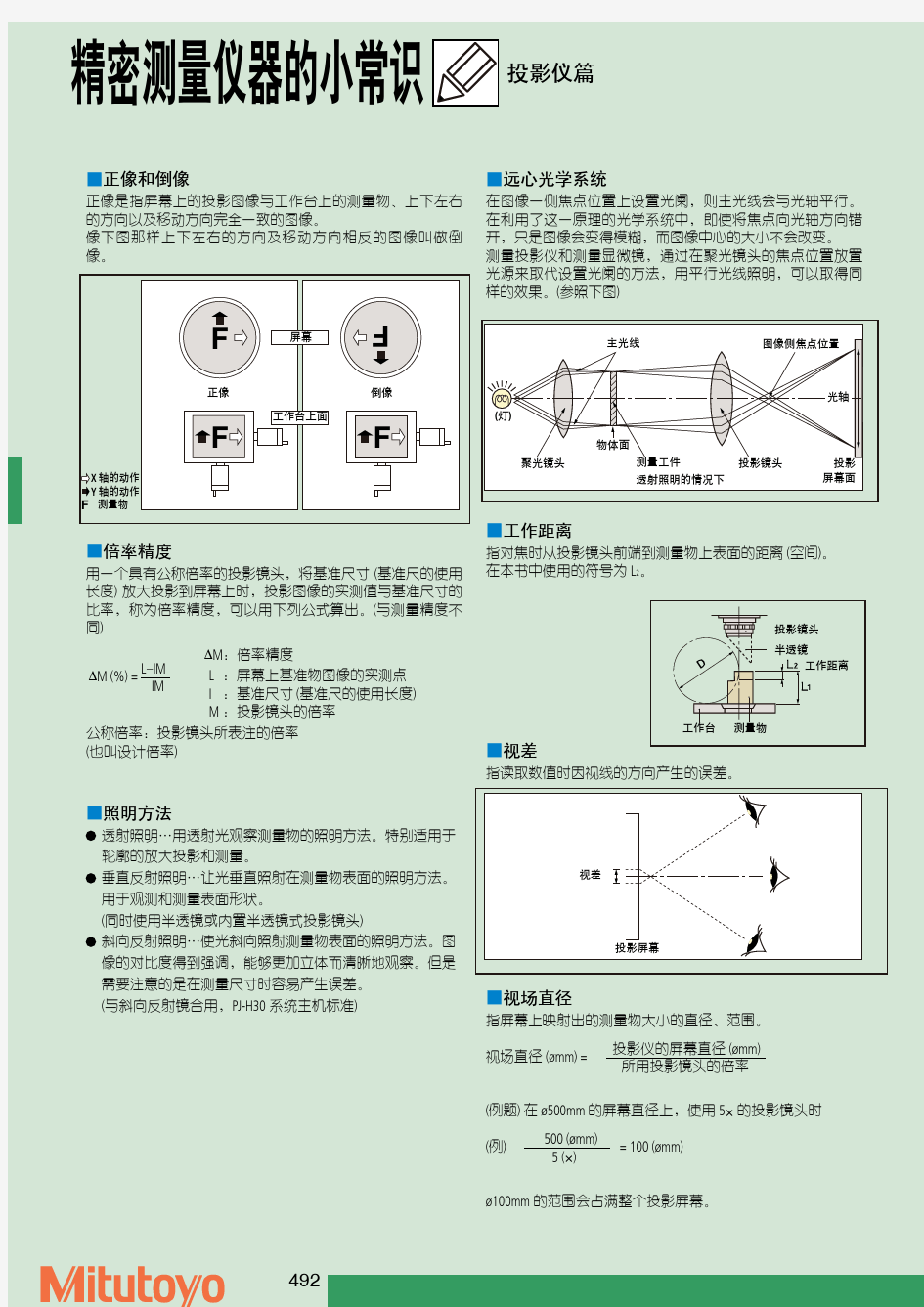 三丰 精密测量仪器小常识_02