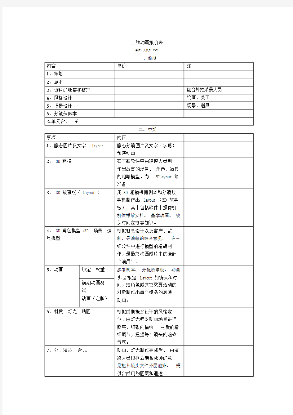 三维动画报价单.doc