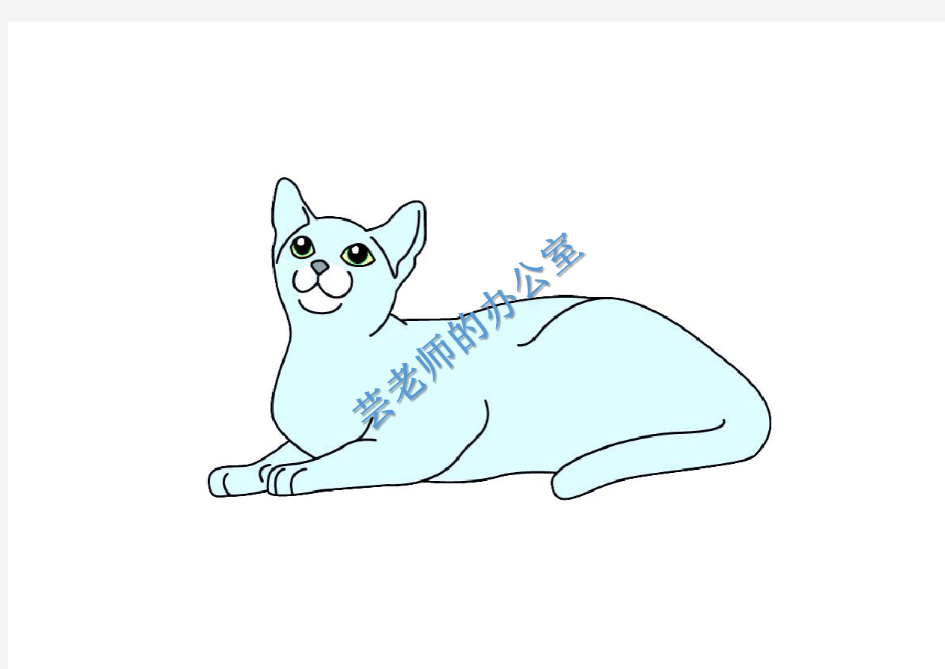 卡通猫 猫咪简笔画全网最全简笔画大全(1)(附步骤教程)