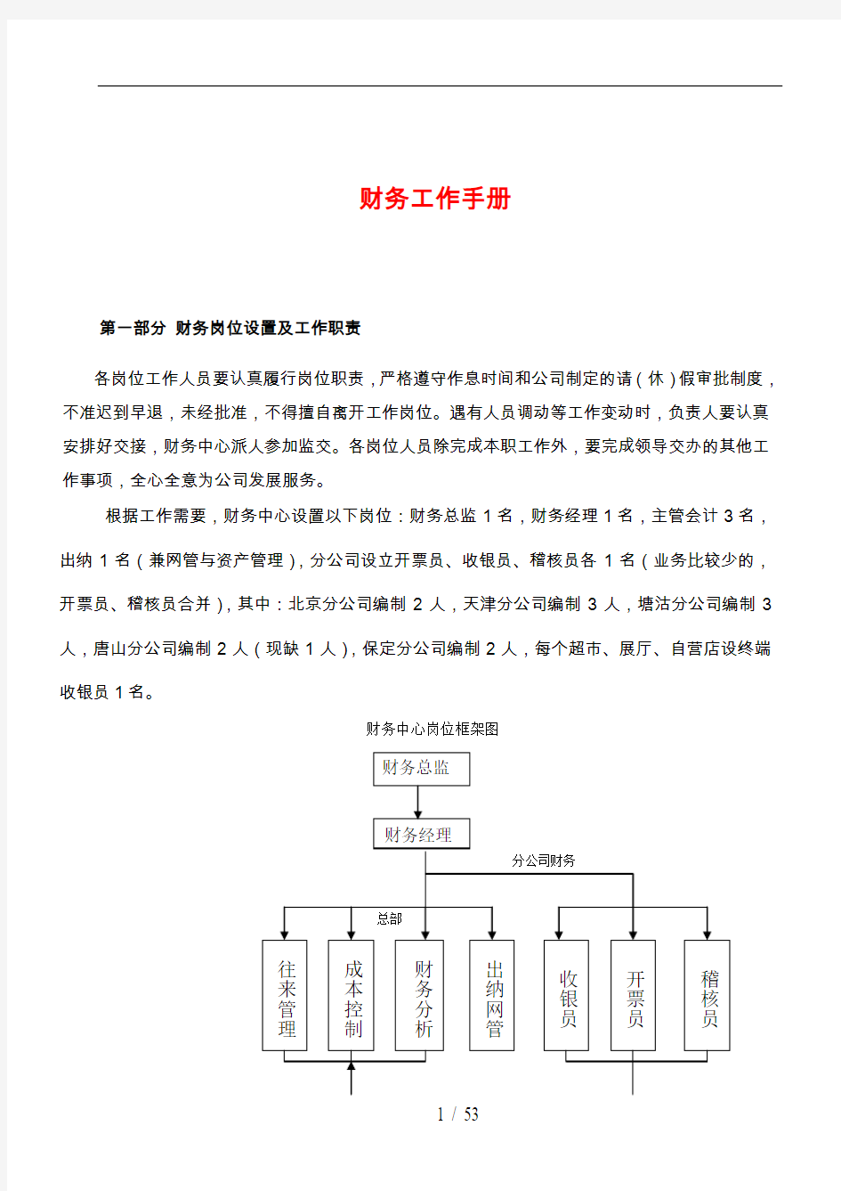 企业会计内部控制制度