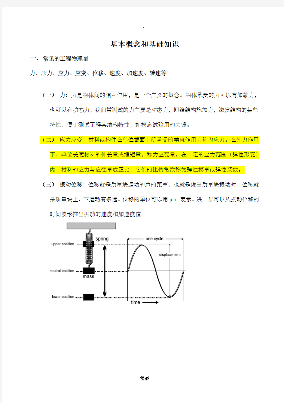 振动基础知识