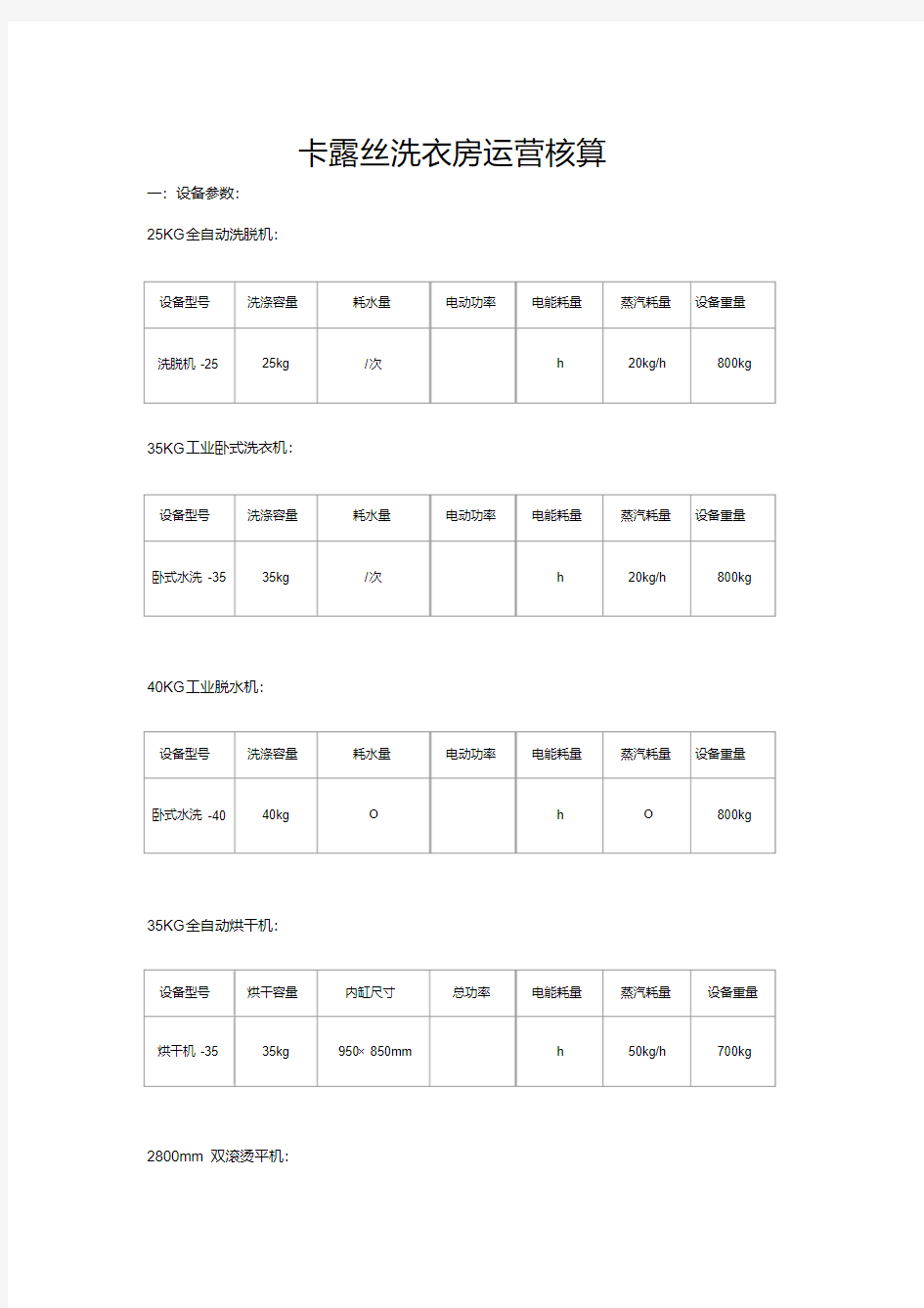 洗衣房运营成本核算.pdf