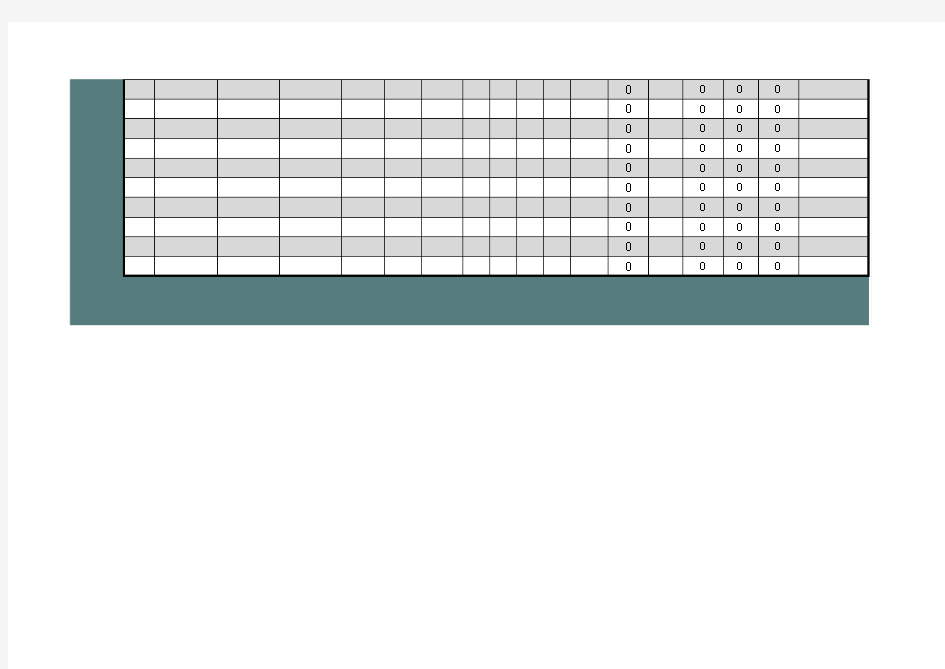 商 品 进 销 存 一 览 表Excel模板