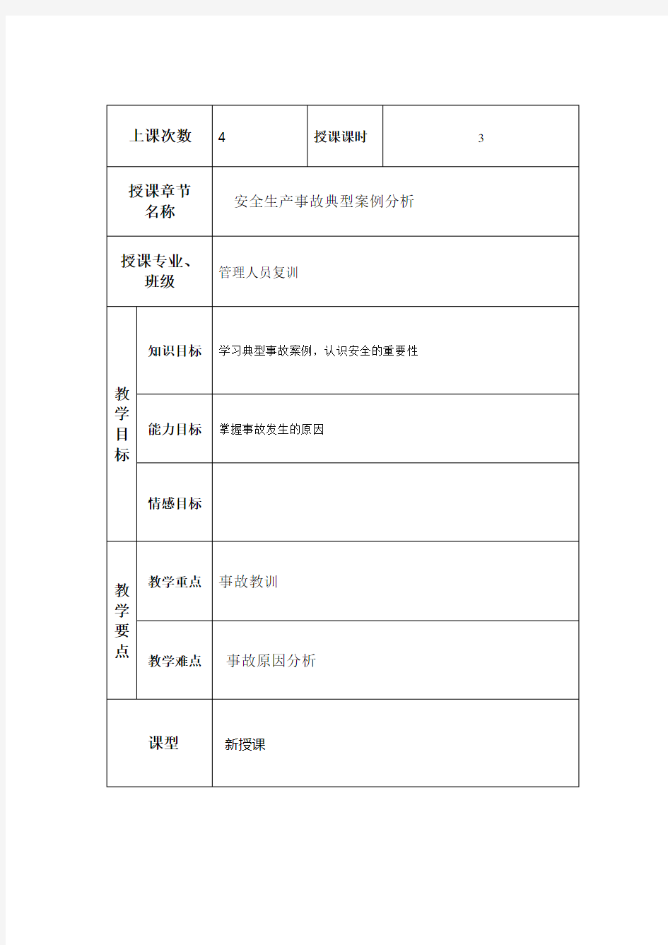 安全生产事故典型案例分析