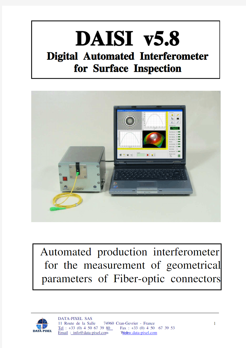 DAISI 光纤端面3D测试仪操作手册