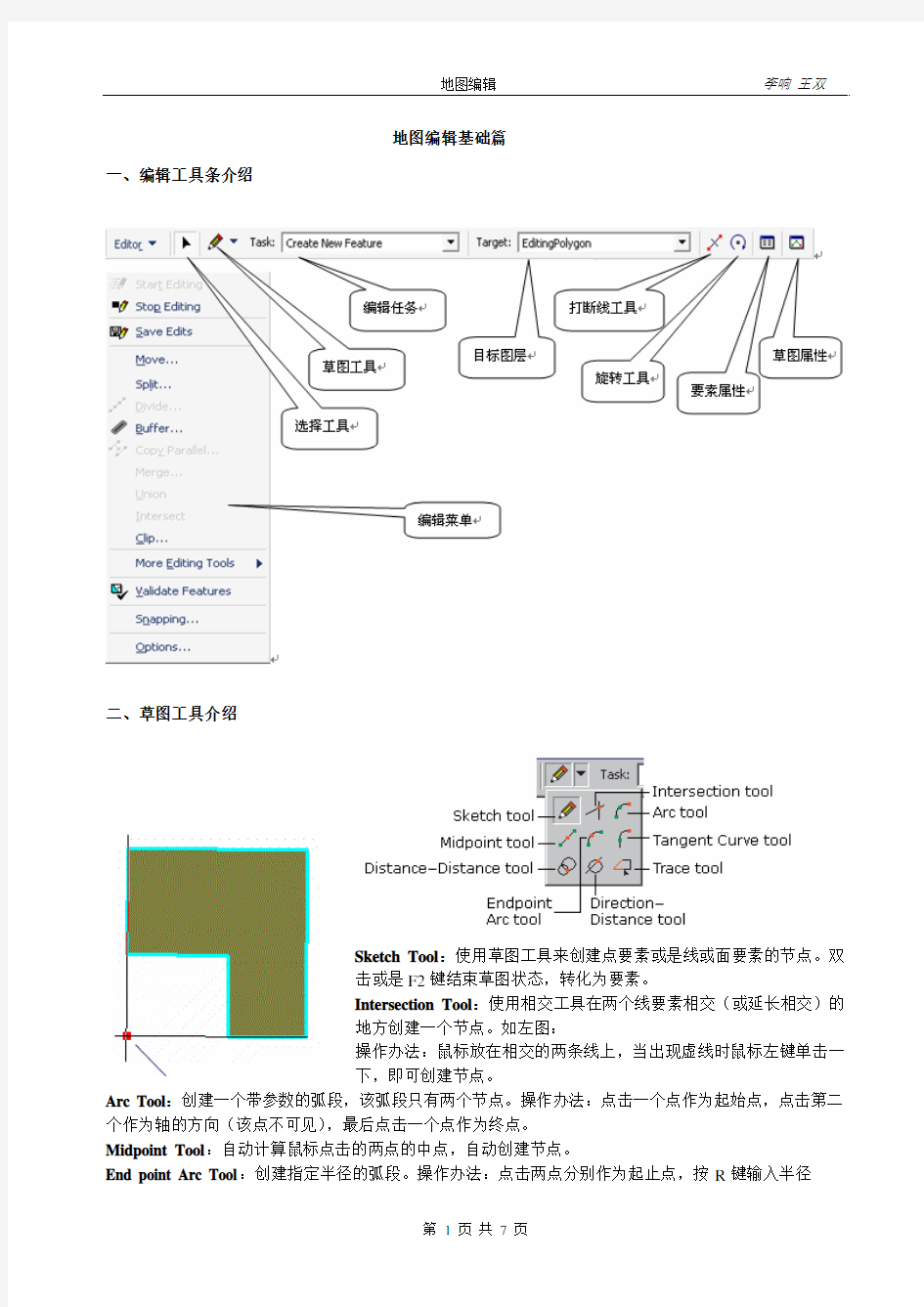 arcgis地图编辑