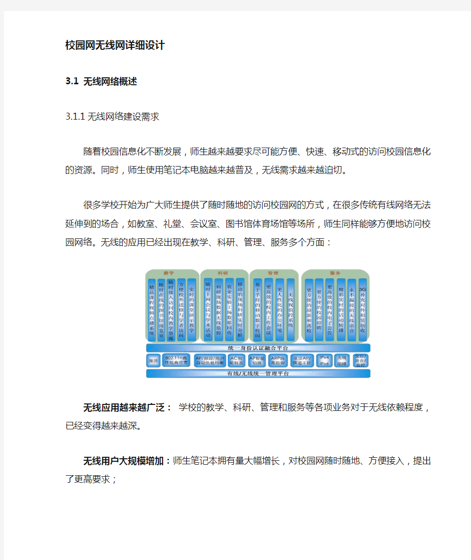 校园网无线网设计