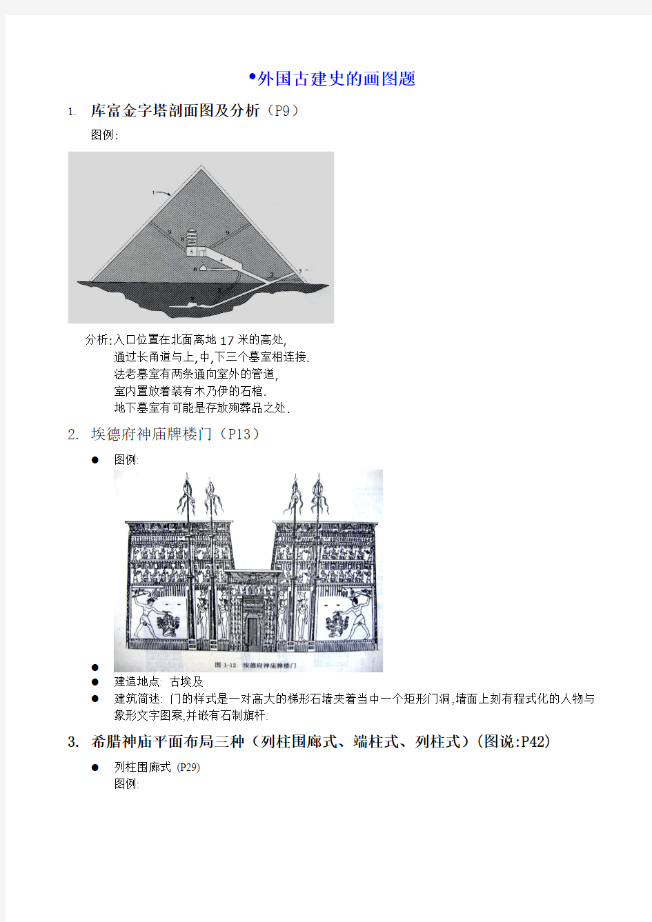 外建史画图题