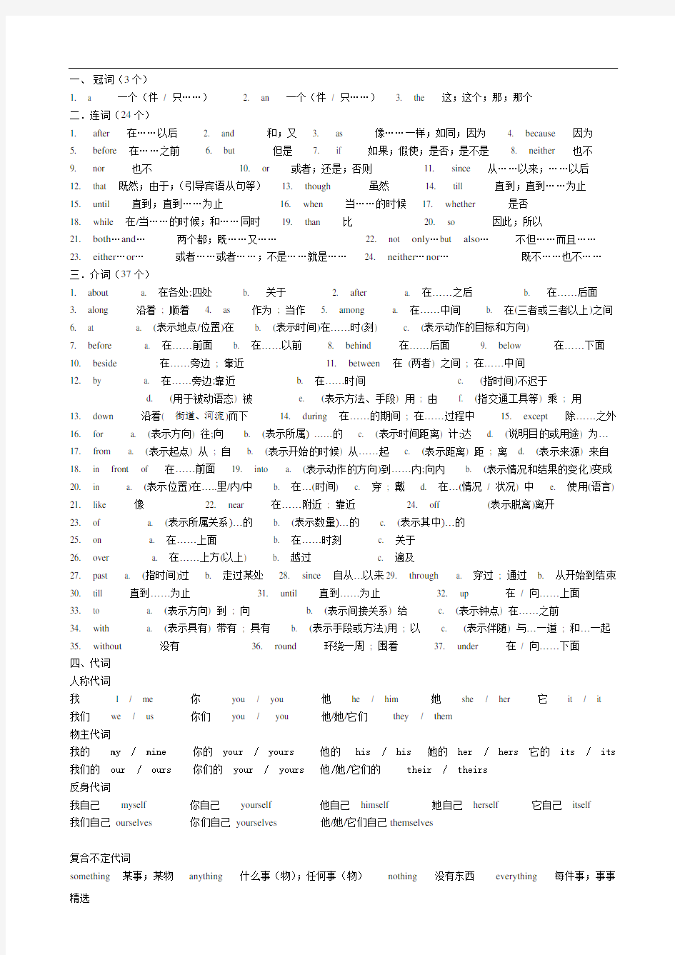 初中英语必背单词可直接使用.doc