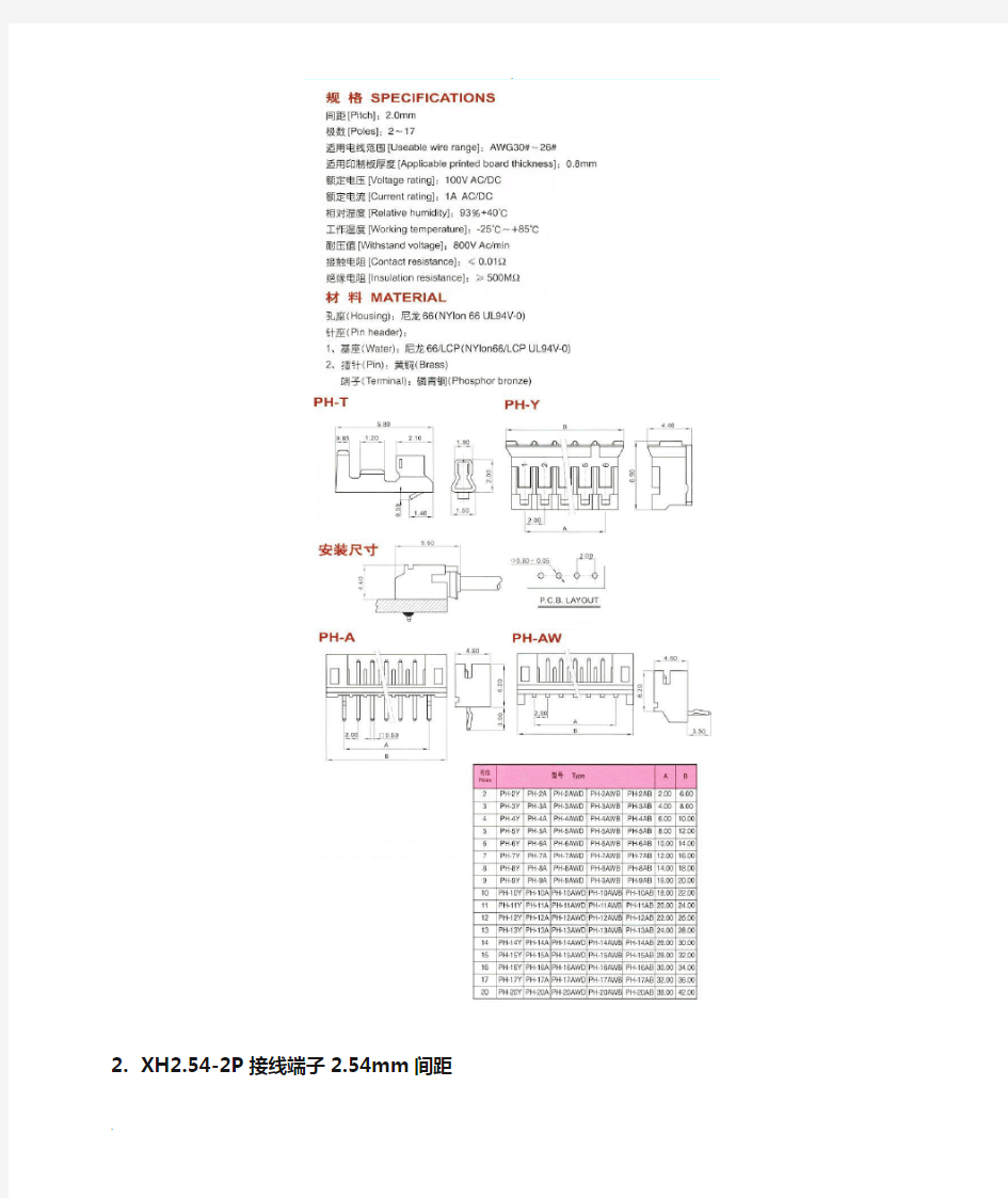 PCB直插连接器选型