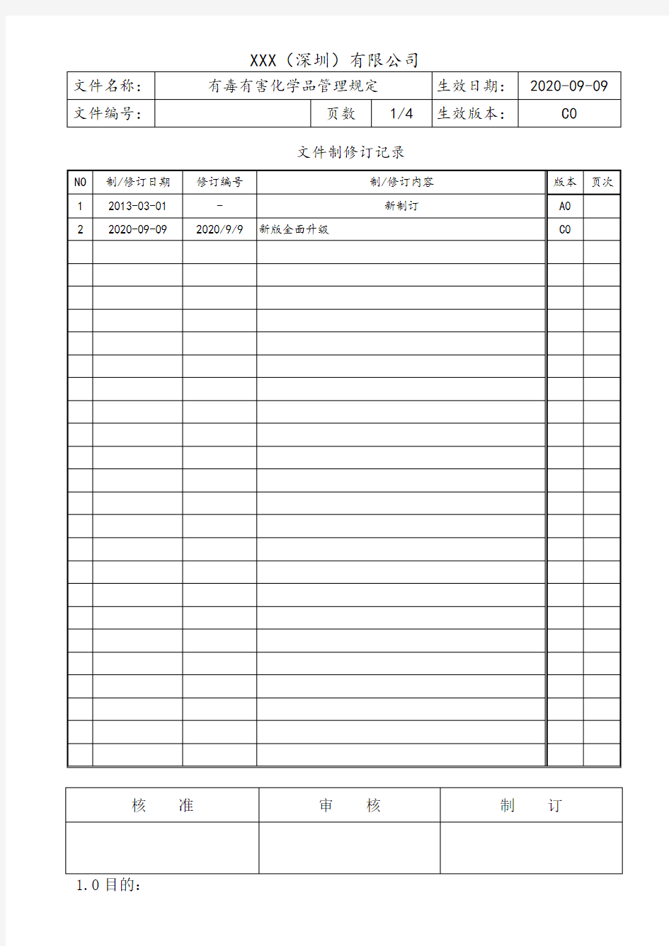 有毒有害化学品管理规定