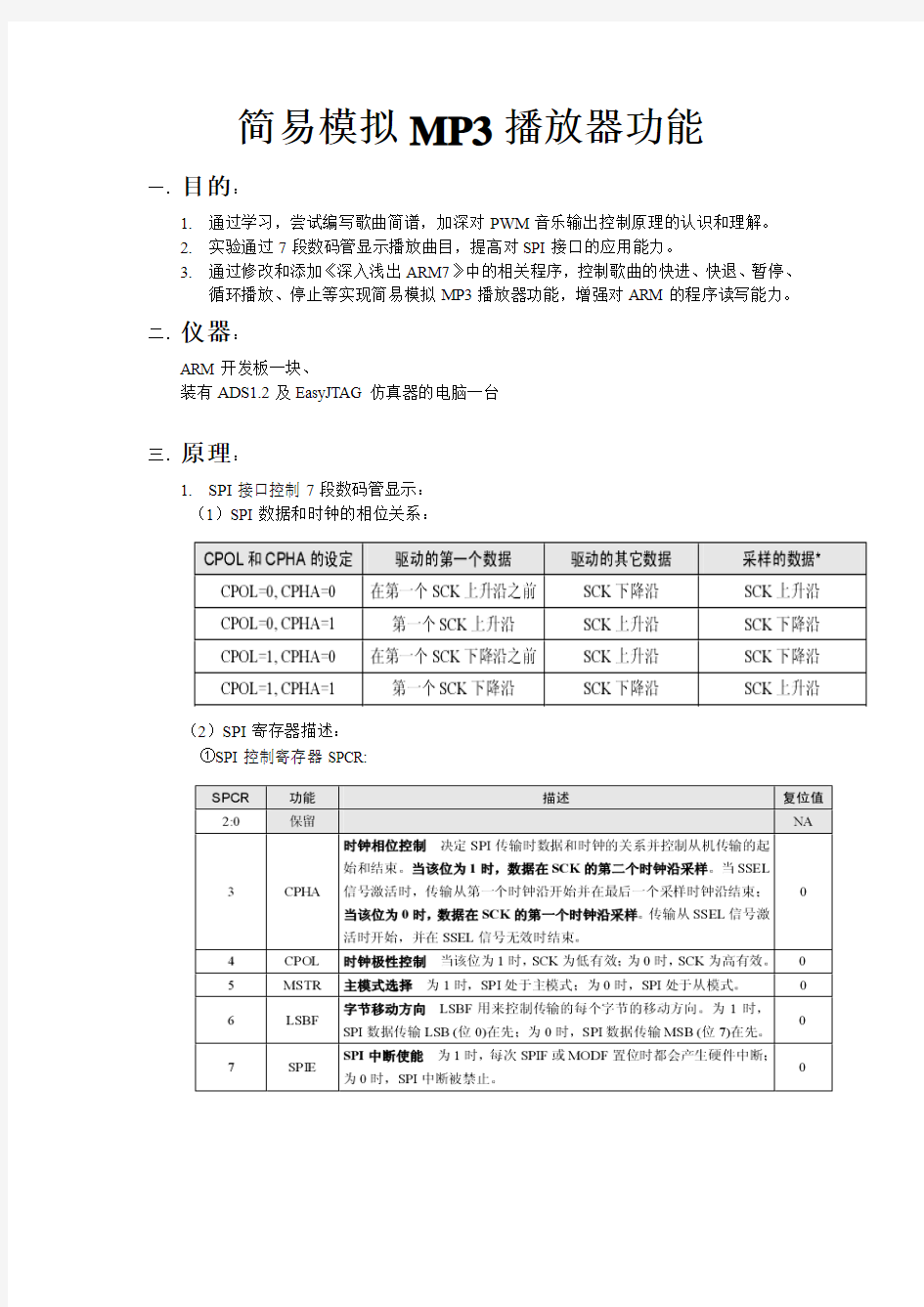 新型MP3播放器设计