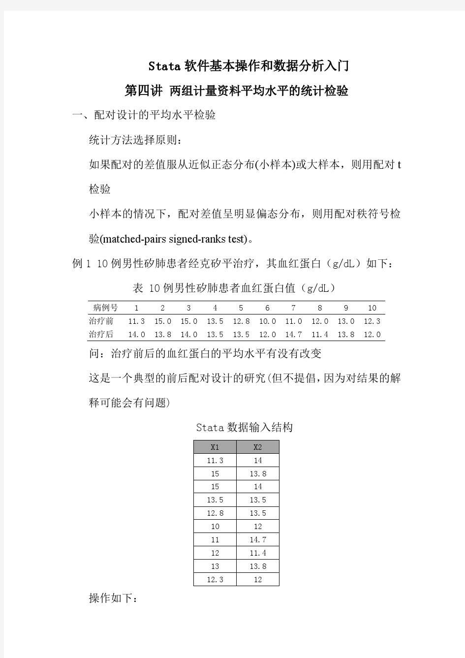 stata中文教程第四讲