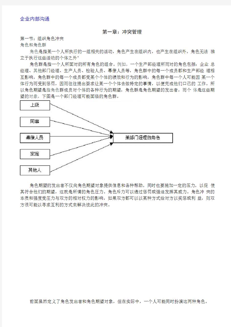 企业内部沟通方式