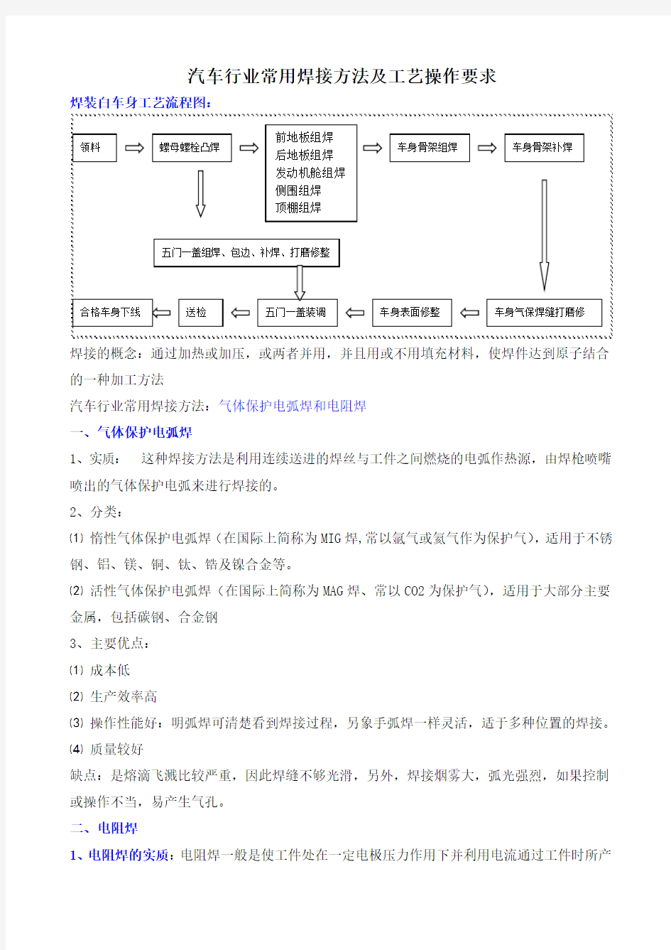 焊接工艺培训资料