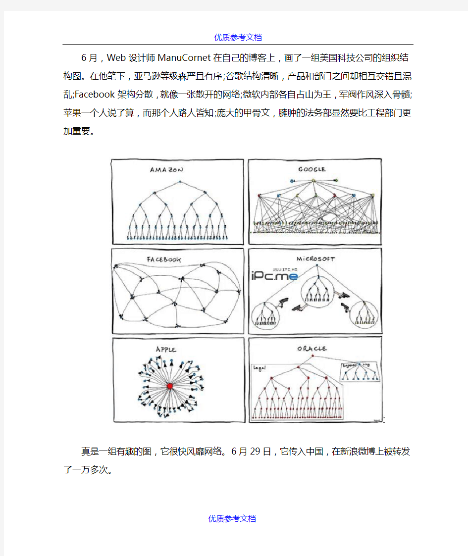 [实用参考]六大科技公司组织架构.doc