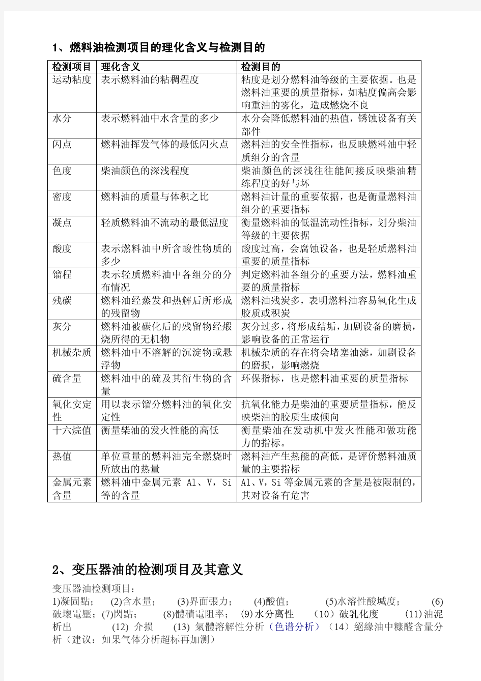 润滑油检测目的