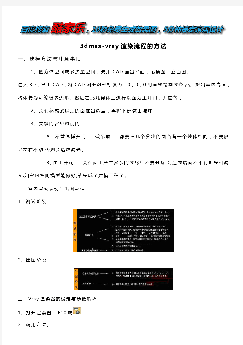 3DMAX灯光渲染器参数设置教程