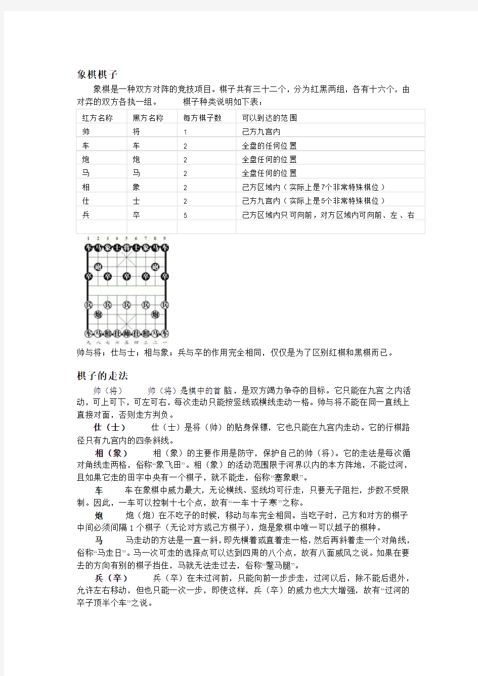 中国象棋