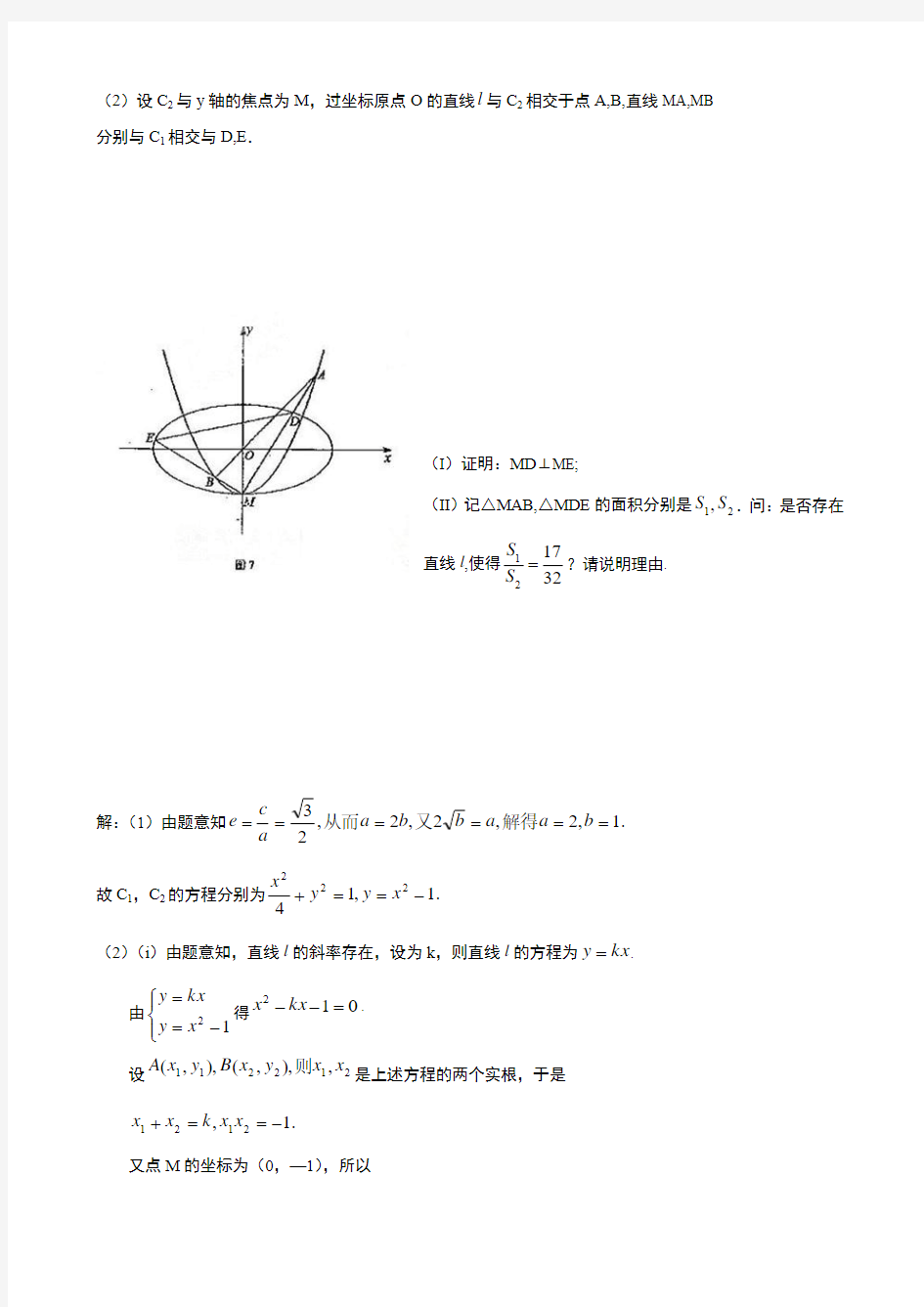 专题7.22：解析几何中面积问题的研究与拓展