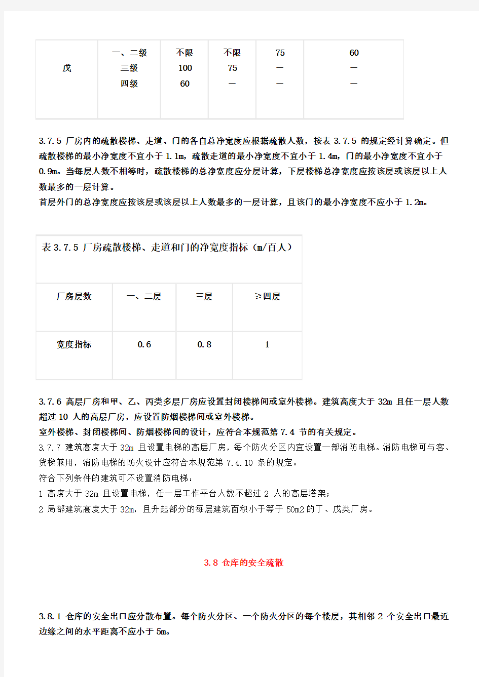 消防安全出口设置要求